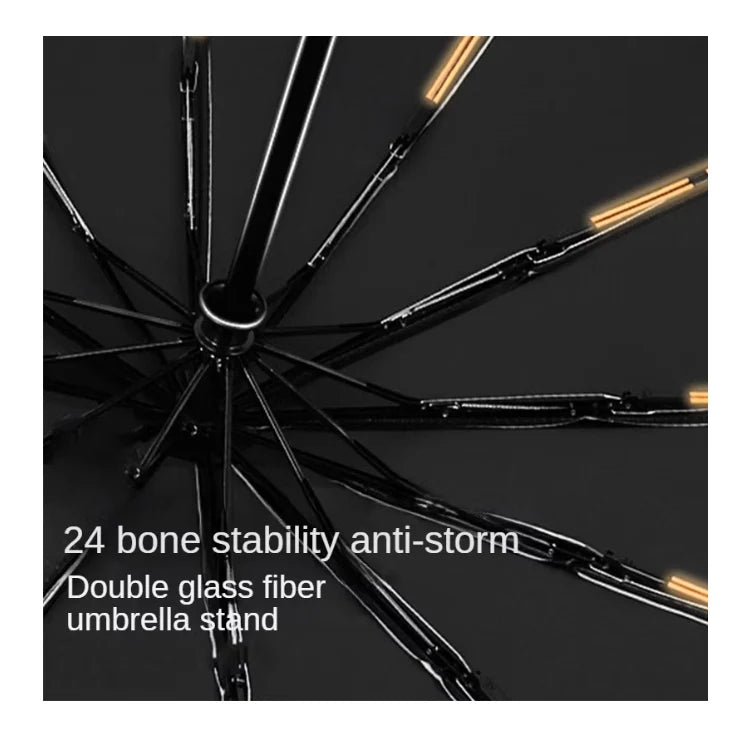 Umbrela, AT PERFORMANCE, compacta, Fibra de sticla/Panza, Rezistenta la vant, Pliabila, Protectie raze UV, cu Deschidere si Inchidere Automata, Verde